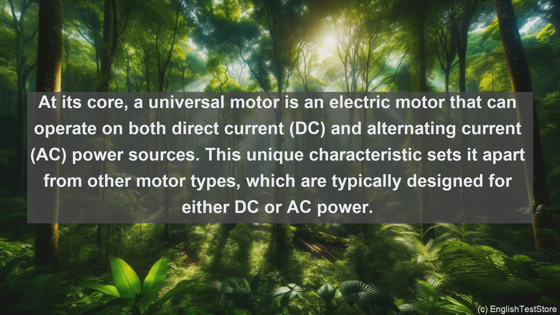 'Video thumbnail for Universal motor in science  definition and examples'
