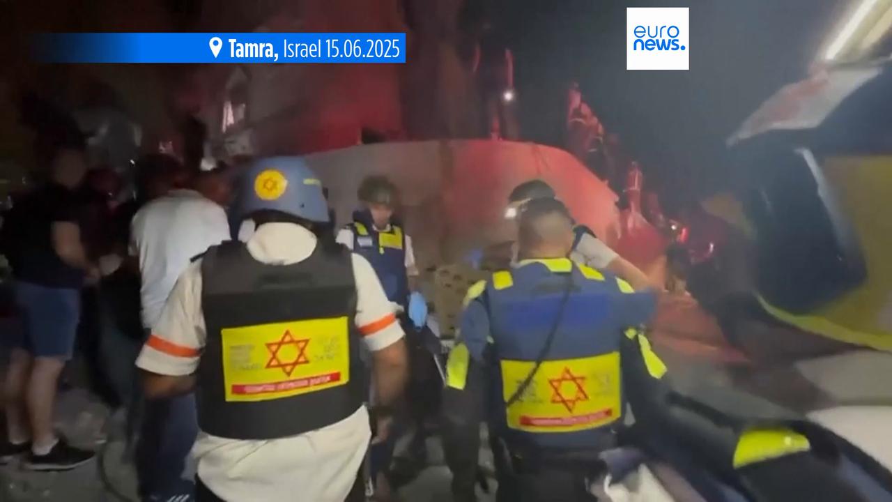 'Video thumbnail for Iran and Israel continue exchanging strikes, leaving several dead and dozens injured'