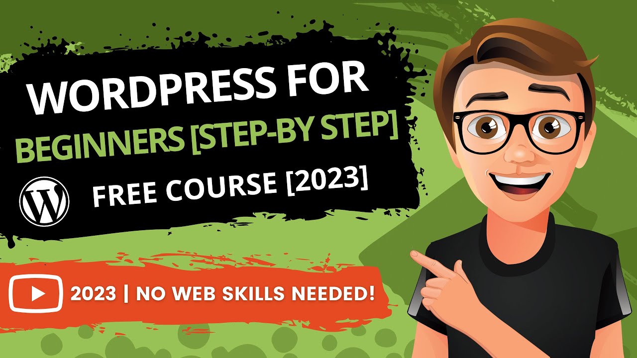 'Video thumbnail for WordPress For Beginners Step By Step 2023 [NO CODING]'