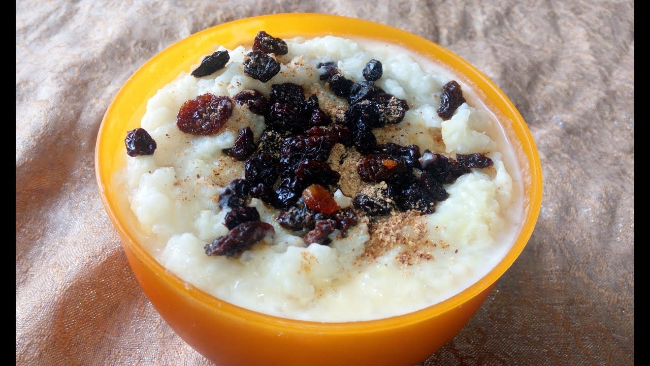 'Video thumbnail for How to Make Rice Pudding with Overcooked Rice'