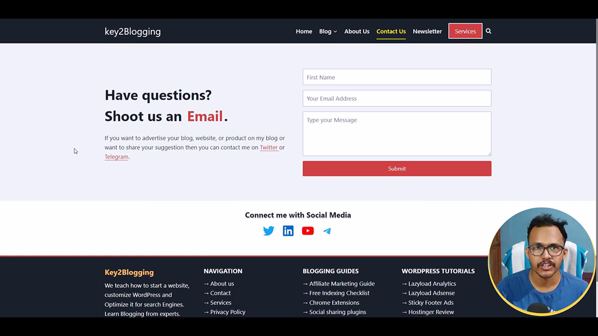 'Video thumbnail for How To Create A Contact Us Page in WordPress _ Contact Form in WordPress'