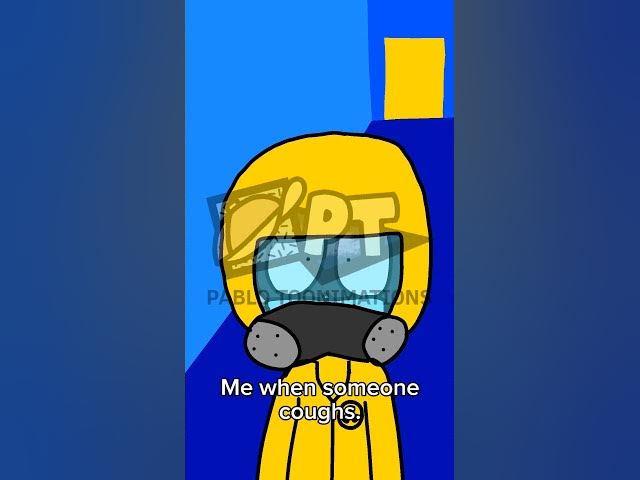 Video thumbnail for When someone coughs #shorts #animation