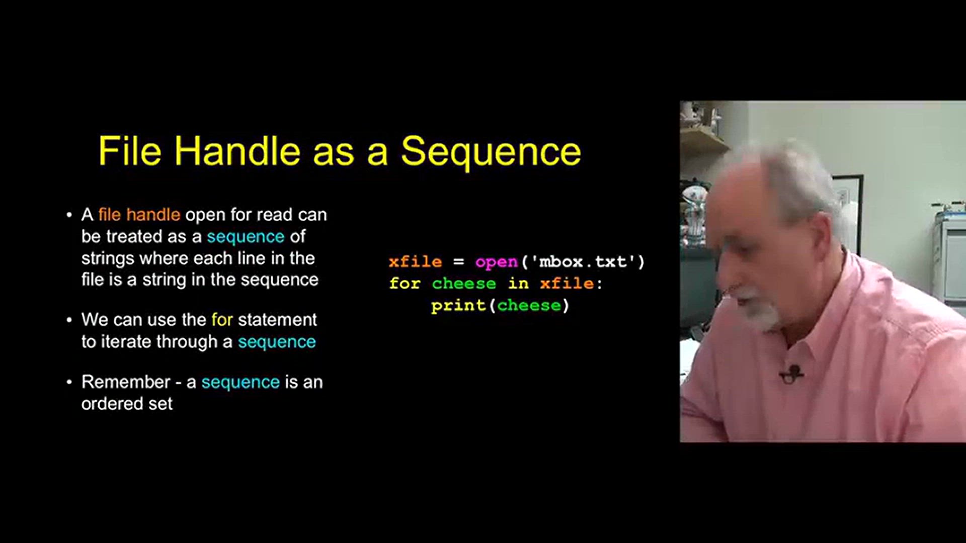 'Video thumbnail for Reading Files in Python - Python Tutorial - (20) Python for Beginner Series'