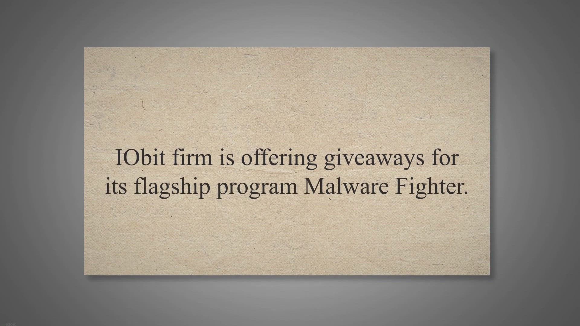 'Video thumbnail for IObit Malware Fighter 10 Pro Giveaway: Grab your FREE Copy here!'