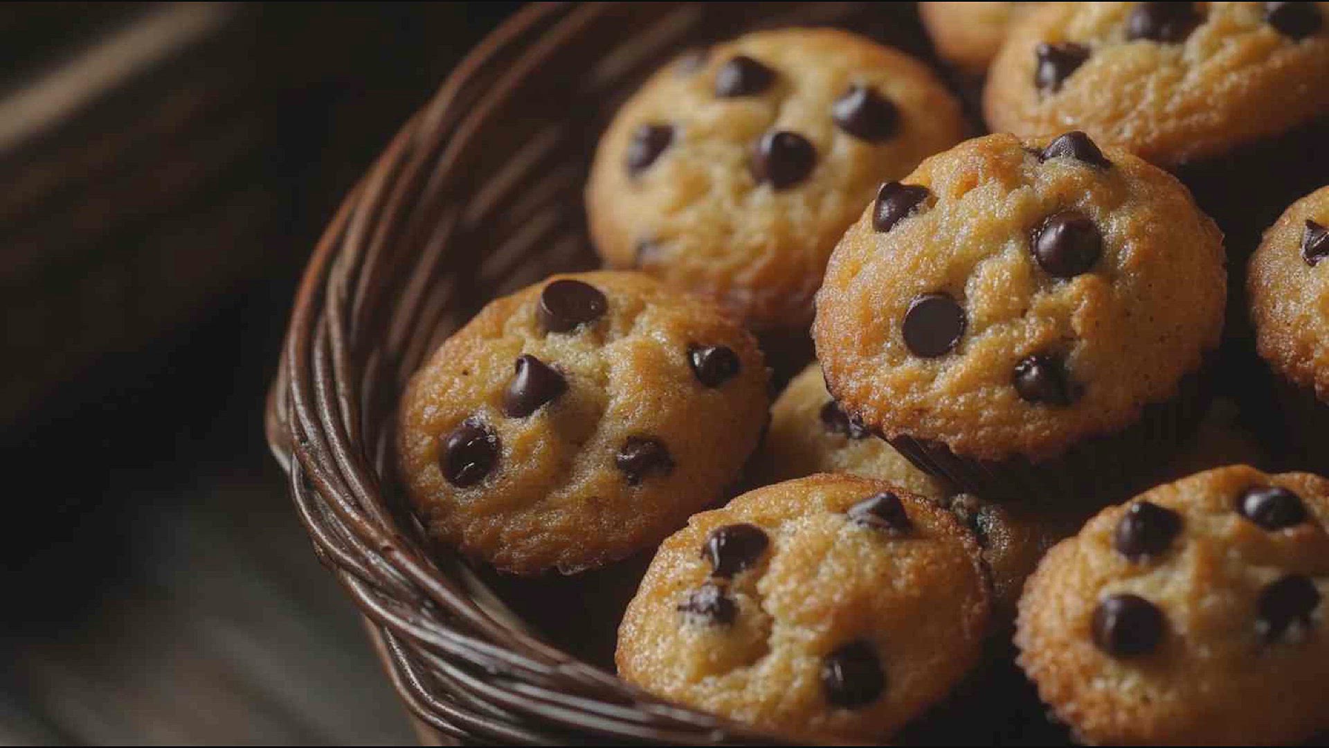 'Video thumbnail for Almond Flour Muffins with Dark Chocolate Chips '