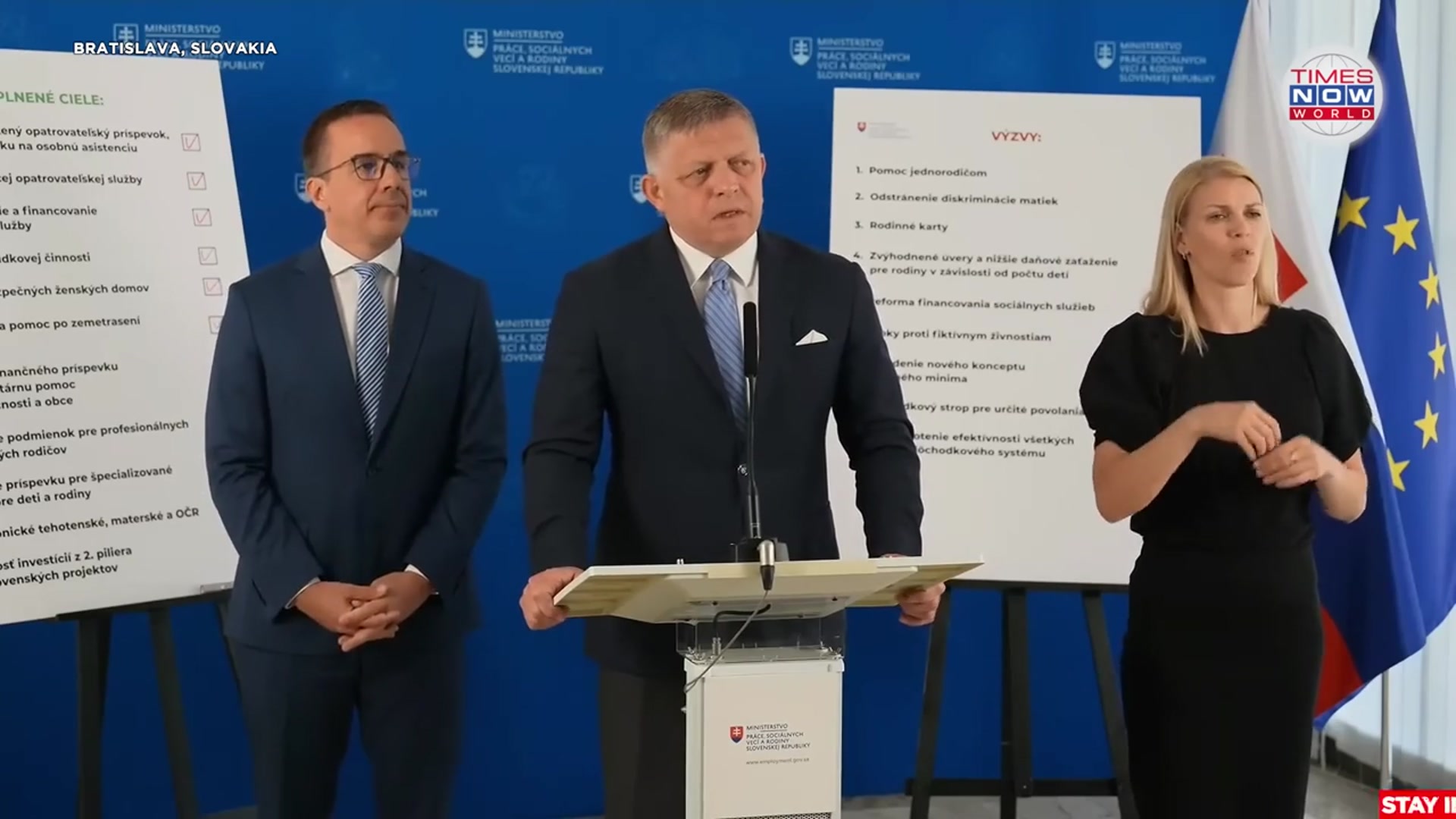'Video thumbnail for WATCH: Slovak PM Fico Explodes at Journalists Over Russia Sanctions Clash! | Times Now World'