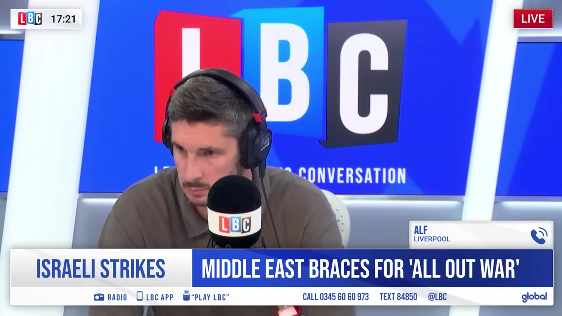 'Video thumbnail for Israel's strikes on Iran divide opinion with LBC callers'