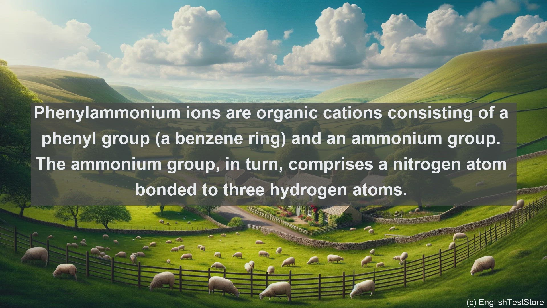 'Video thumbnail for Phenylammonium ion in science  definition and examples'