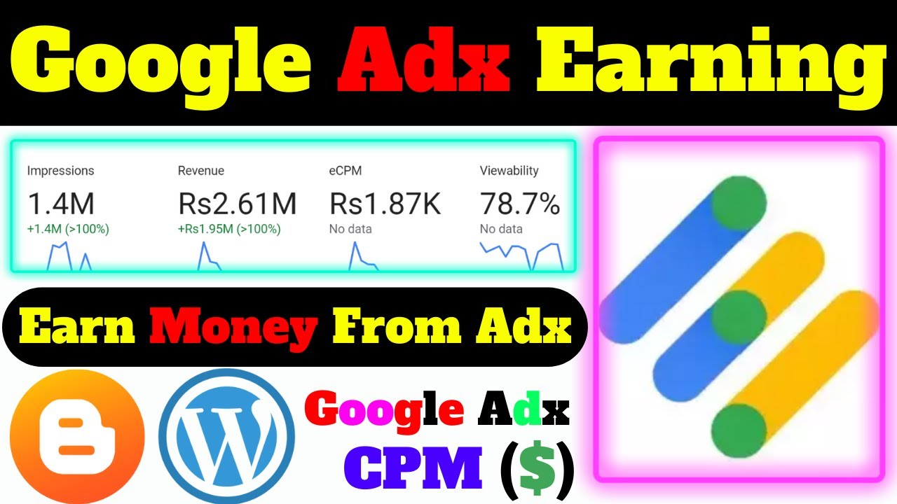 Video thumbnail for Earn Money From Google Adx | Google Adx Earning Proof | How To Get Google Adx Approval | Google Adx