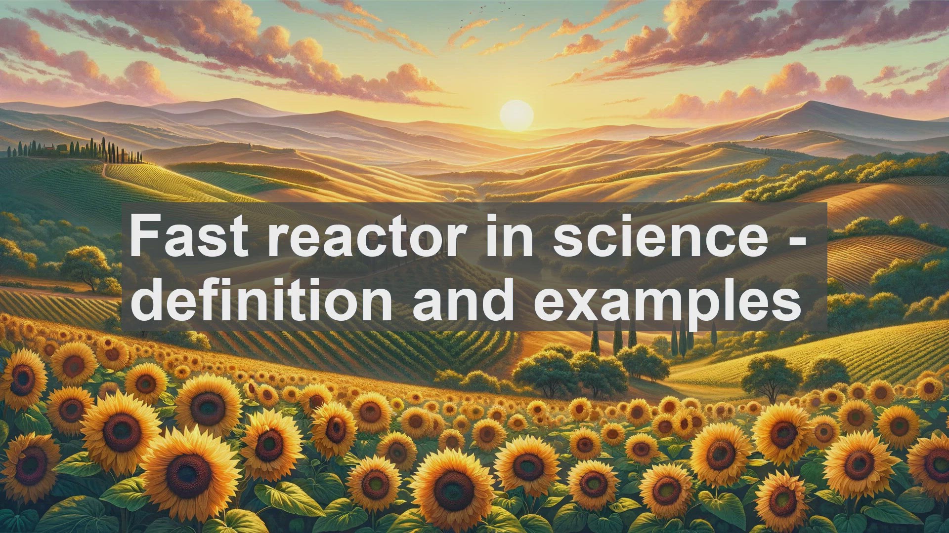 'Video thumbnail for Fast reactor in science  definition and examples'
