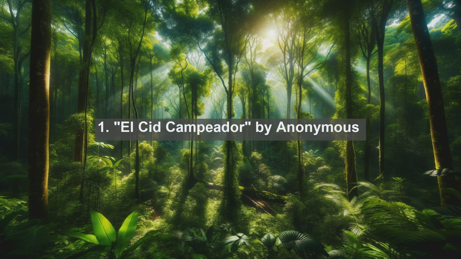 'Video thumbnail for Top 10 Spanish Novels about the Reconquista'
