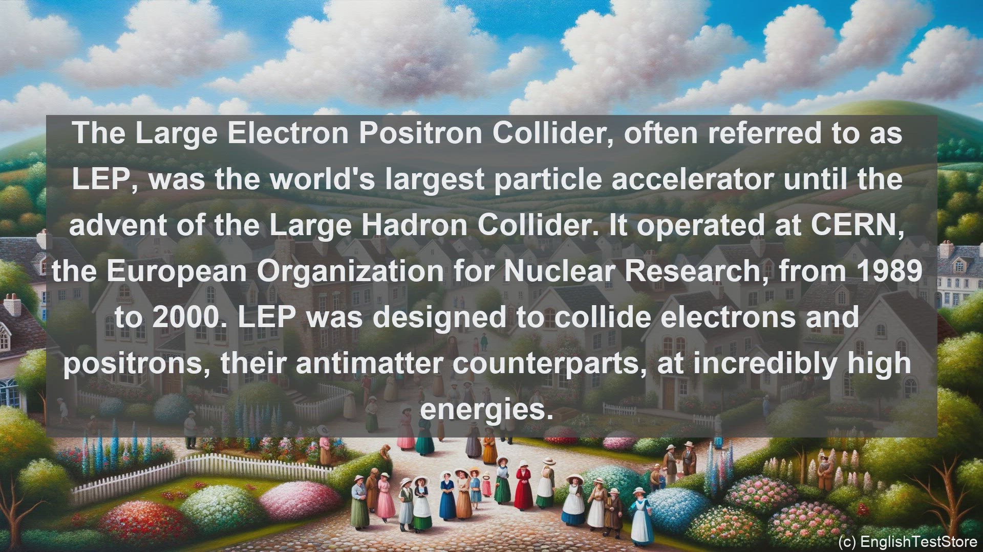 'Video thumbnail for Large electron positron in science  definition and examples'