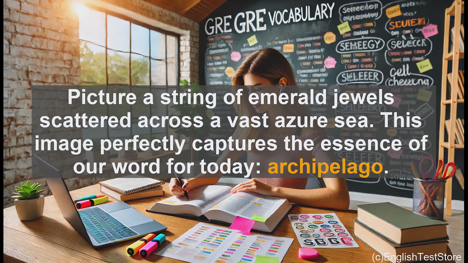 'Video thumbnail for GRE Vocabulary Lesson: Exploring the Captivating World of Archipelagos'