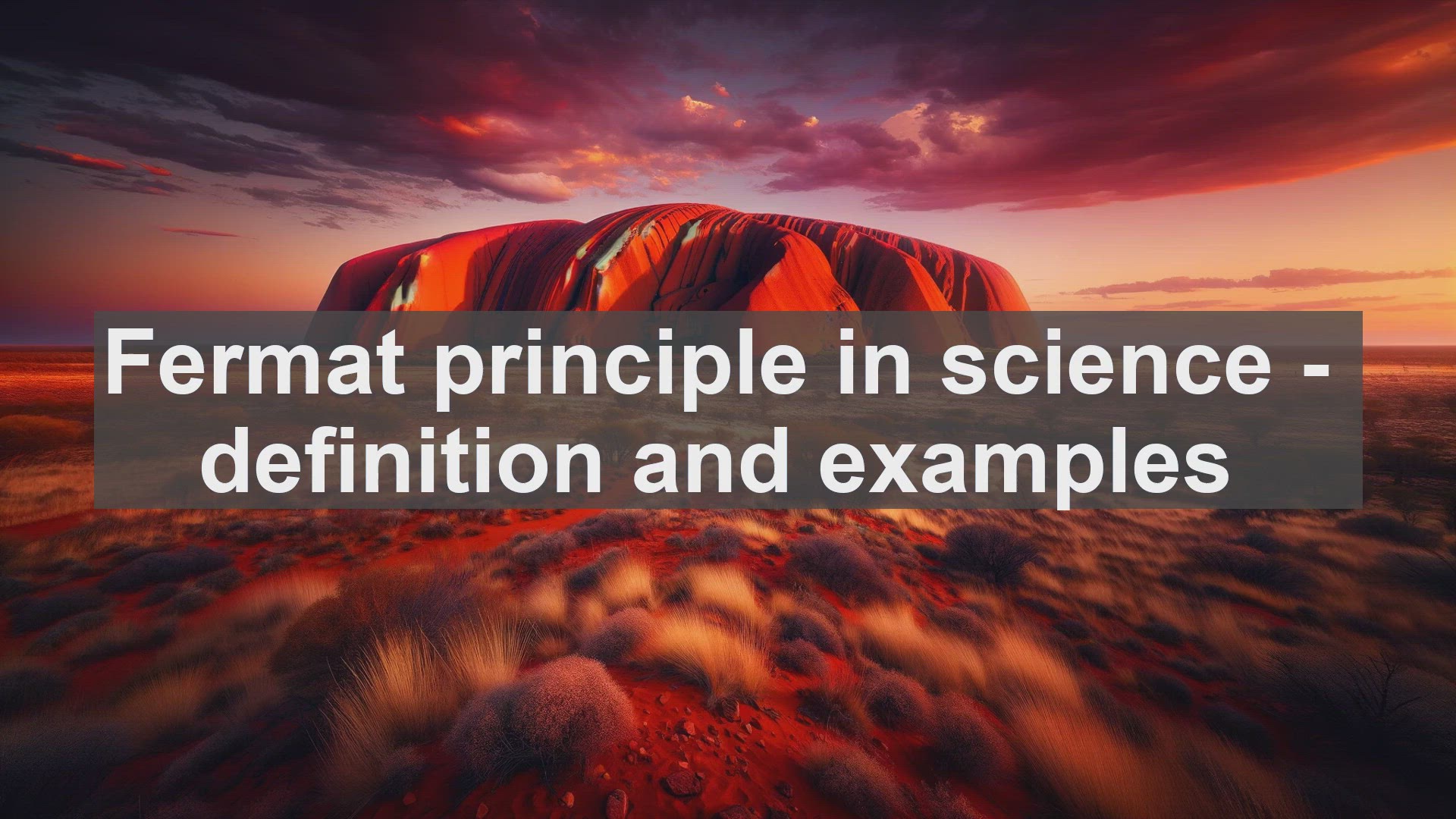 'Video thumbnail for Fermat principle in science  definition and examples'