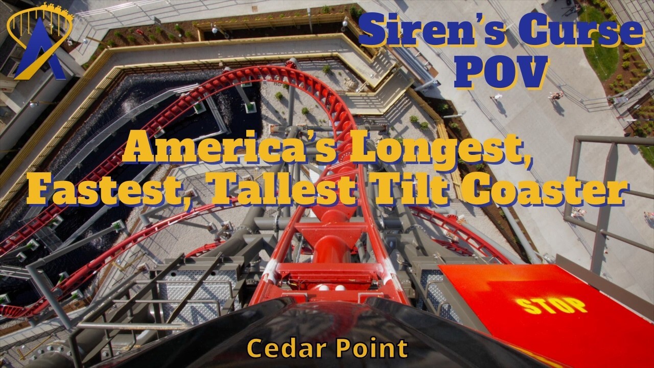 'Video thumbnail for POV: Siren's Curse Tilt Roller Coaster at Cedar Point'