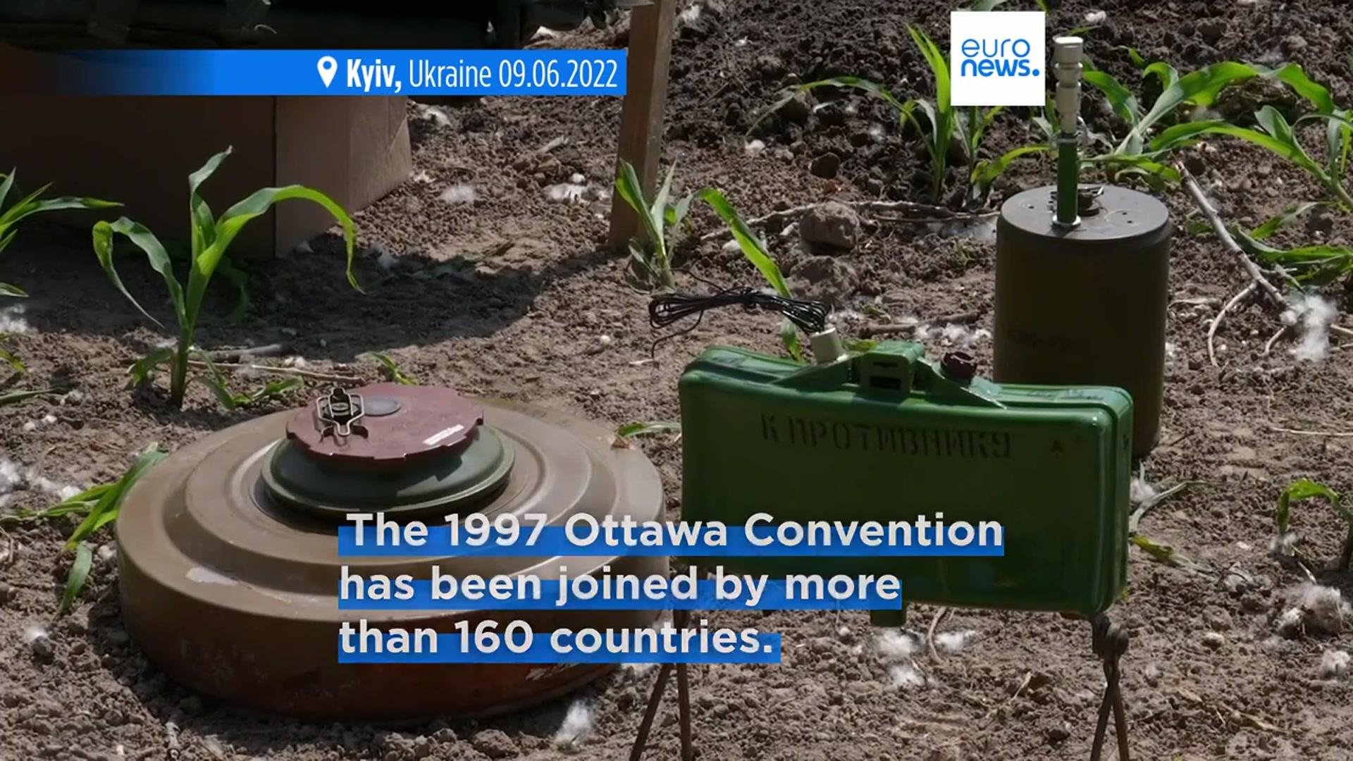 'Video thumbnail for Ukraine to withdraw from anti-personnel mines ban treaty, says Zelenskyy'