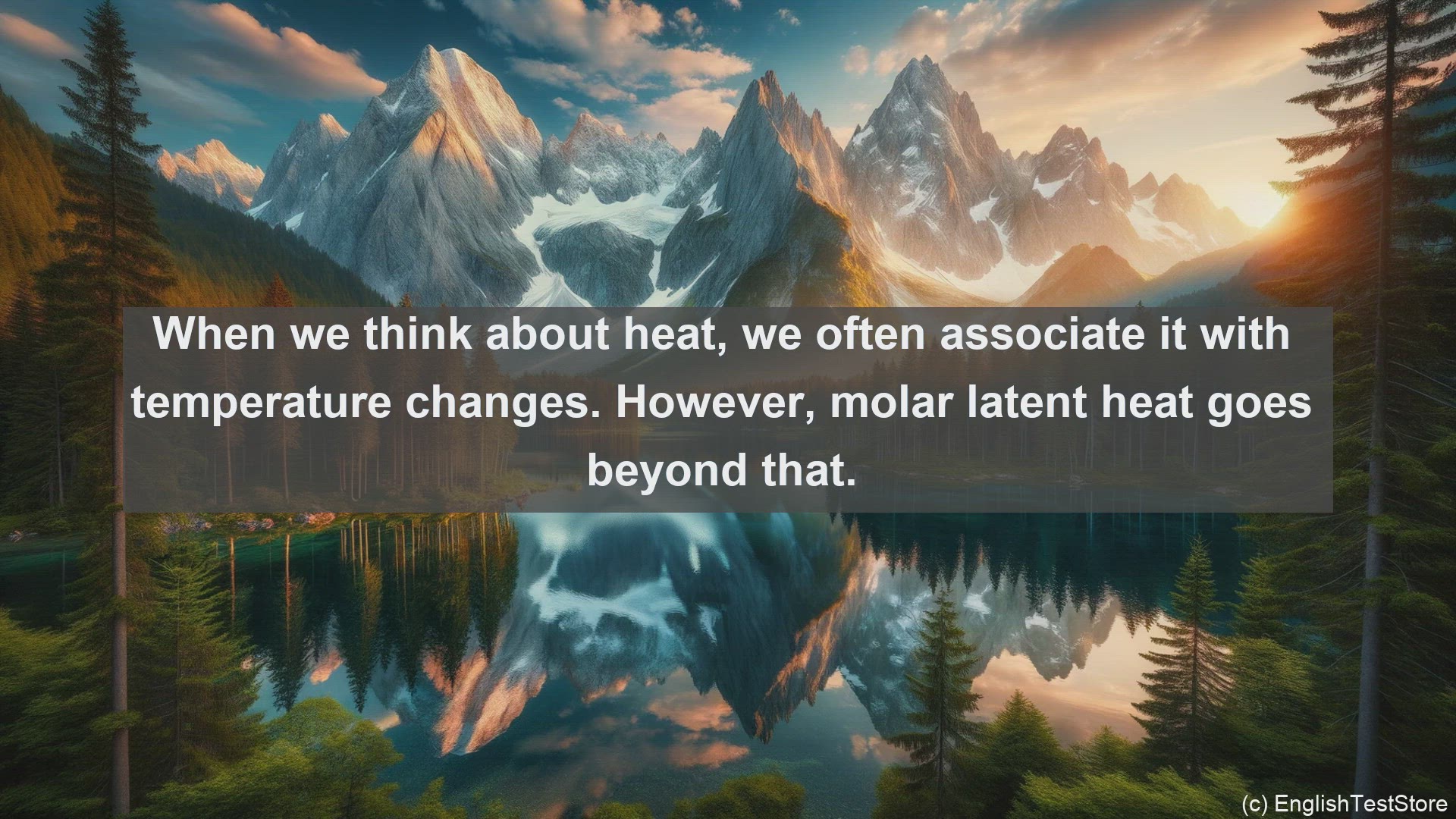 'Video thumbnail for Molar latent heat in science  definition and examples'
