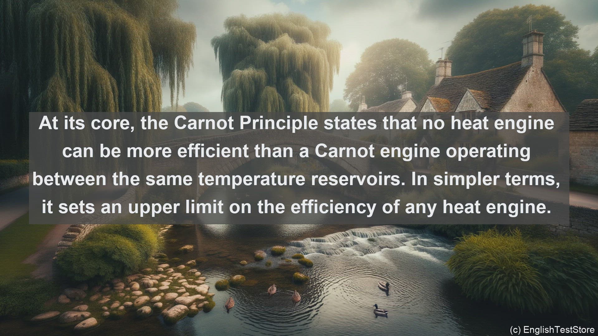 'Video thumbnail for Carnot principle in science  definition and examples'