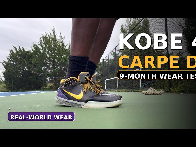 Video thumbnail for Kobe 4 “Carpe Diem”from Kickwho – 9 Month Wear Test (Hoops + Pickleball)