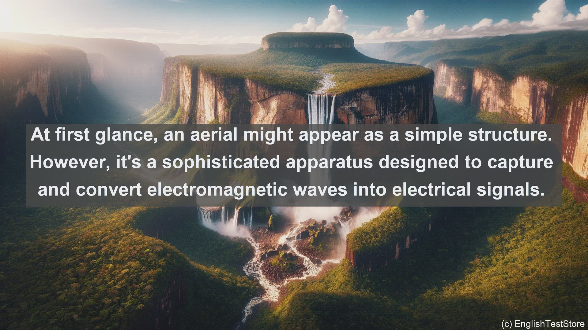 'Video thumbnail for Receiving aerial in science  definition and examples'