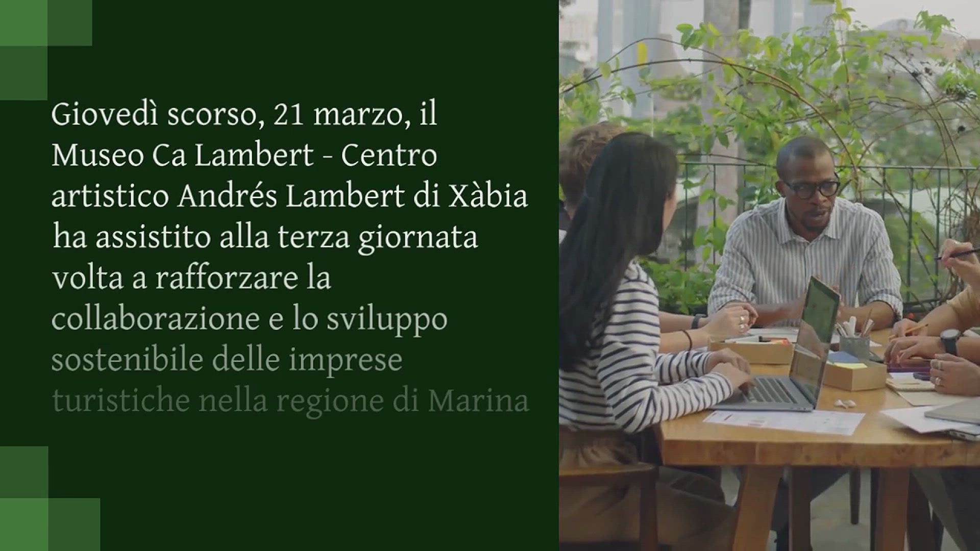 Video thumbnail for Le imprese turistiche della Marina Alta richiedono alleanze pubblico-privato più coerenti: