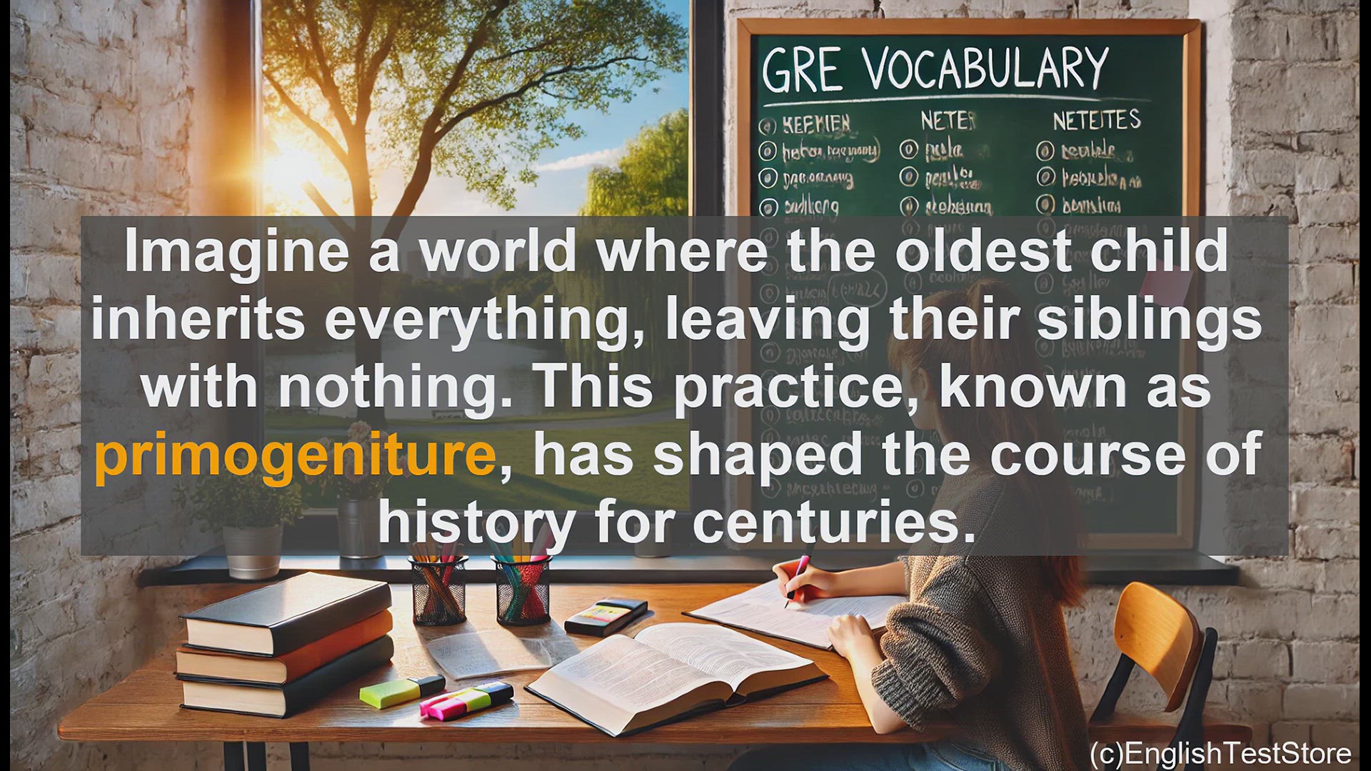 'Video thumbnail for GRE Vocabulary Lesson: Primogeniture - The Inheritance System That Shaped History'