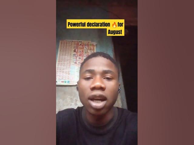 Video thumbnail for powerful declaration π₯π₯#prayer #viral