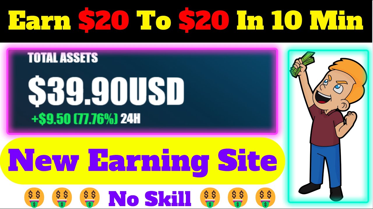 Video thumbnail for Daily 10 Minutes Work Earn $20 To $30 Daily | Instant Earning Site | No Skills 💲💲