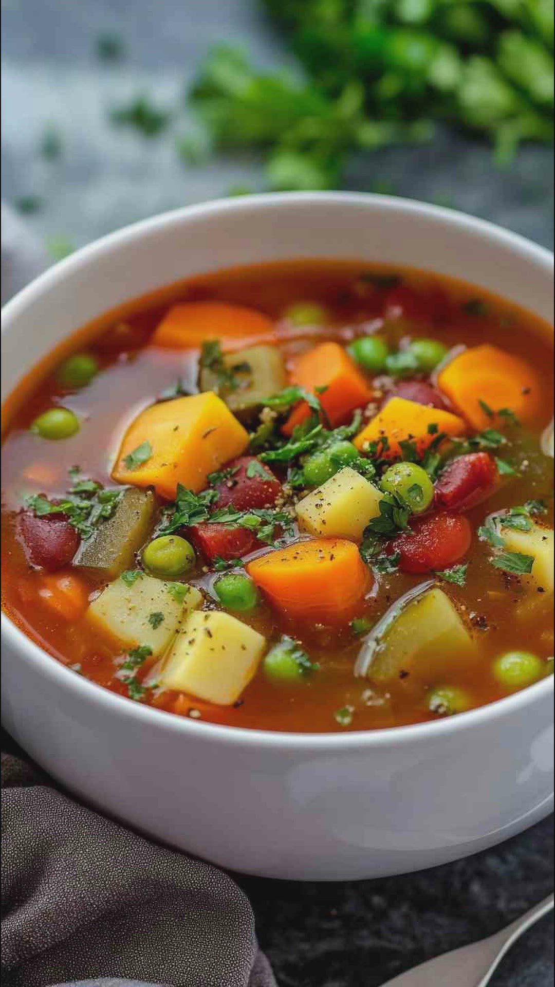 'Video thumbnail for Slow Cooker Vegetable Soup A Healthy & Satisfying Meal Recipe'