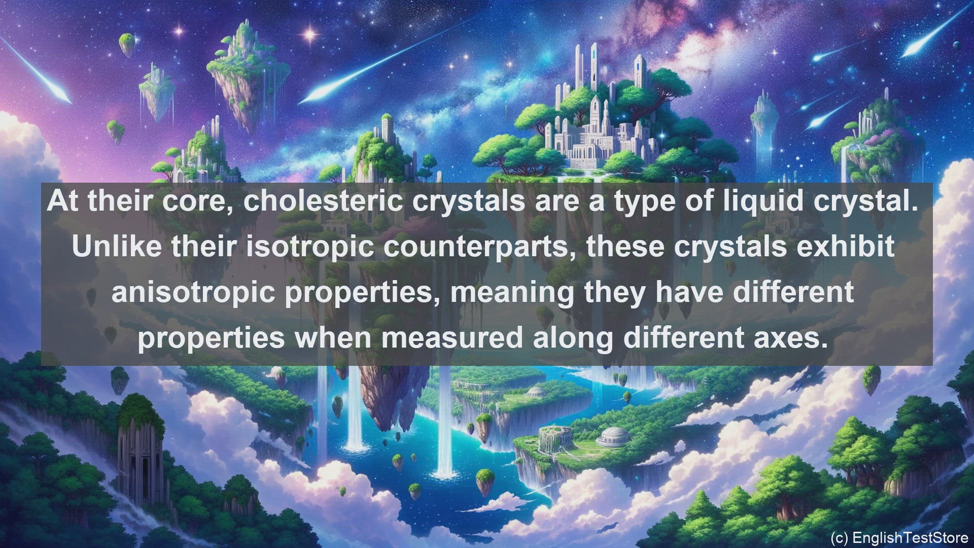 'Video thumbnail for Cholesteric crystal in science  definition and examples'