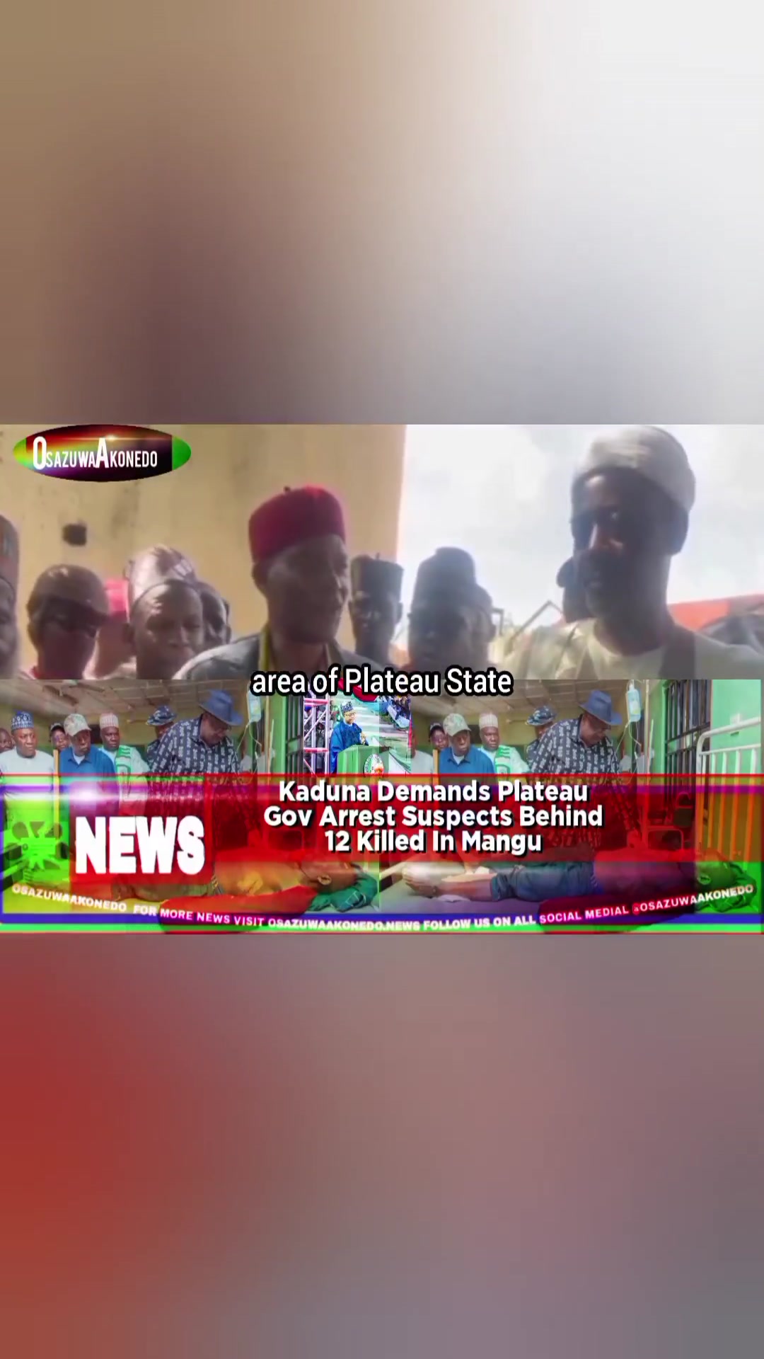 'Video thumbnail for Kaduna Demands Plateau Gov Arrest Suspects Behind 12 Killed In Mangu '