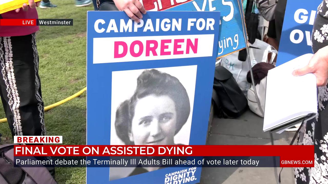 'Video thumbnail for WATCH: Assisted dying campaigner tells GB News that current legislation is 'totally wrong''