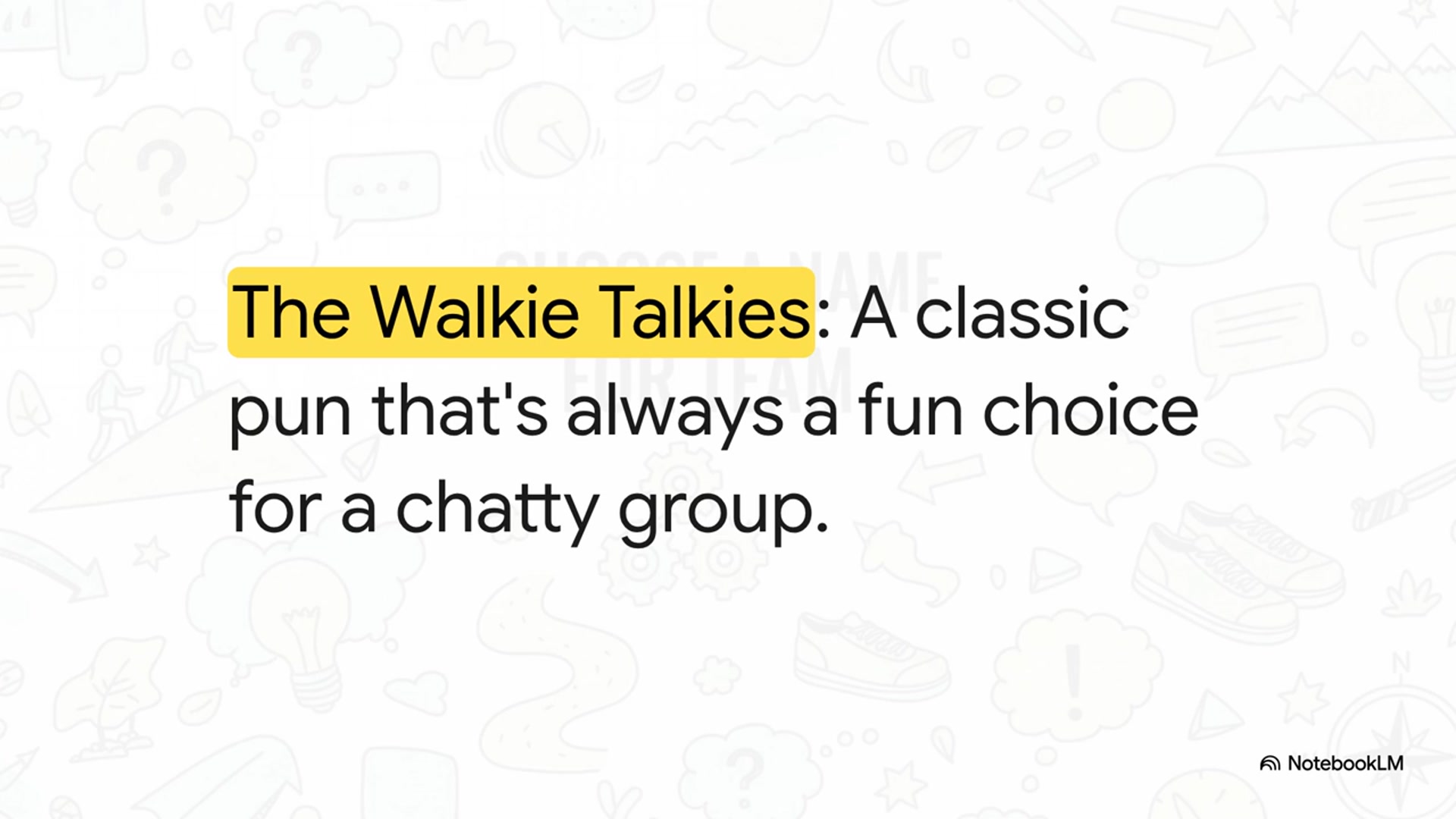 Video thumbnail for Walking Team Names: Funny, Clever & Awesome Ideas for Your Next Step Challenge, Charity Walk, or Race!