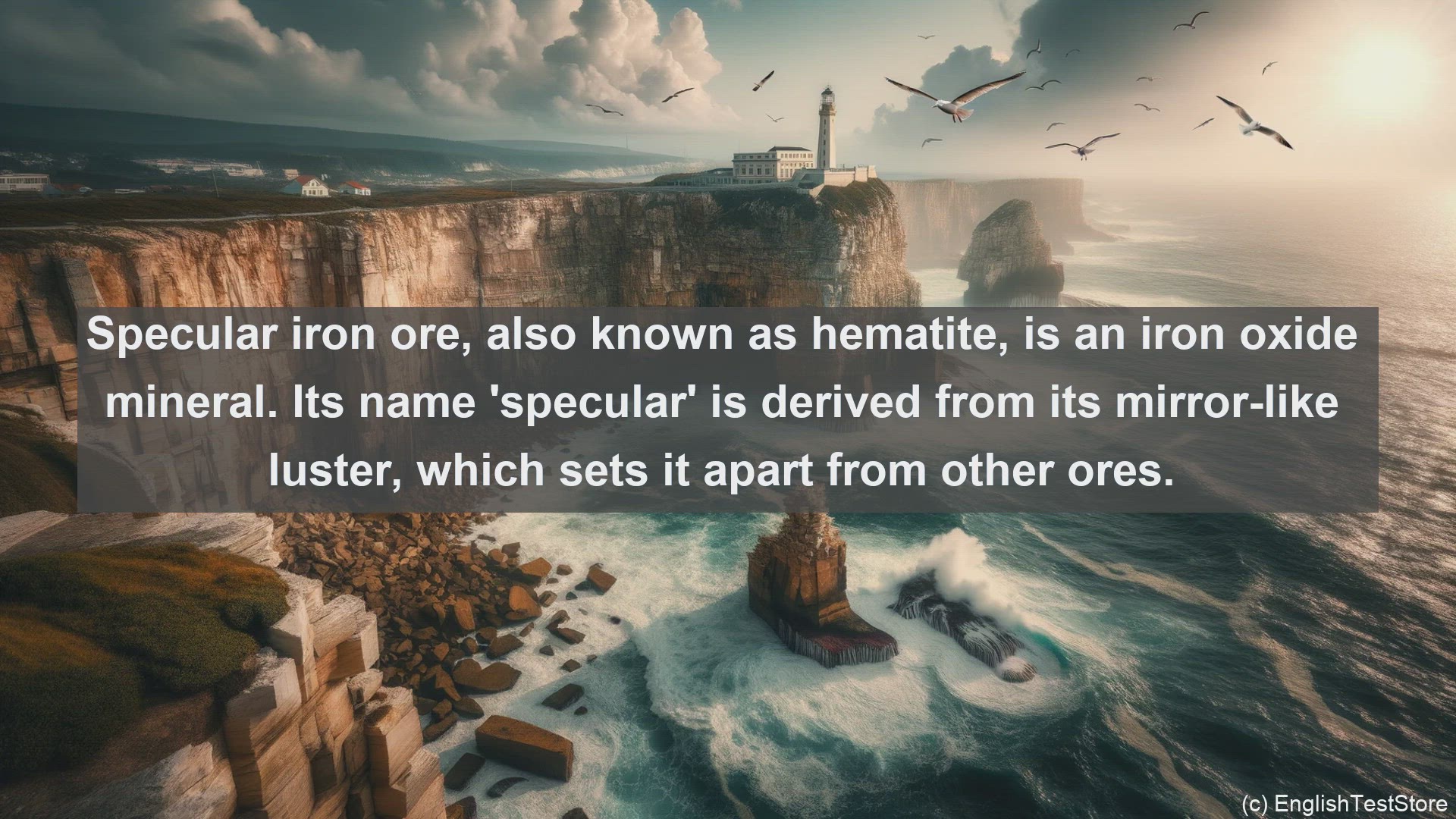 'Video thumbnail for Specular iron ore in science  definition and examples'