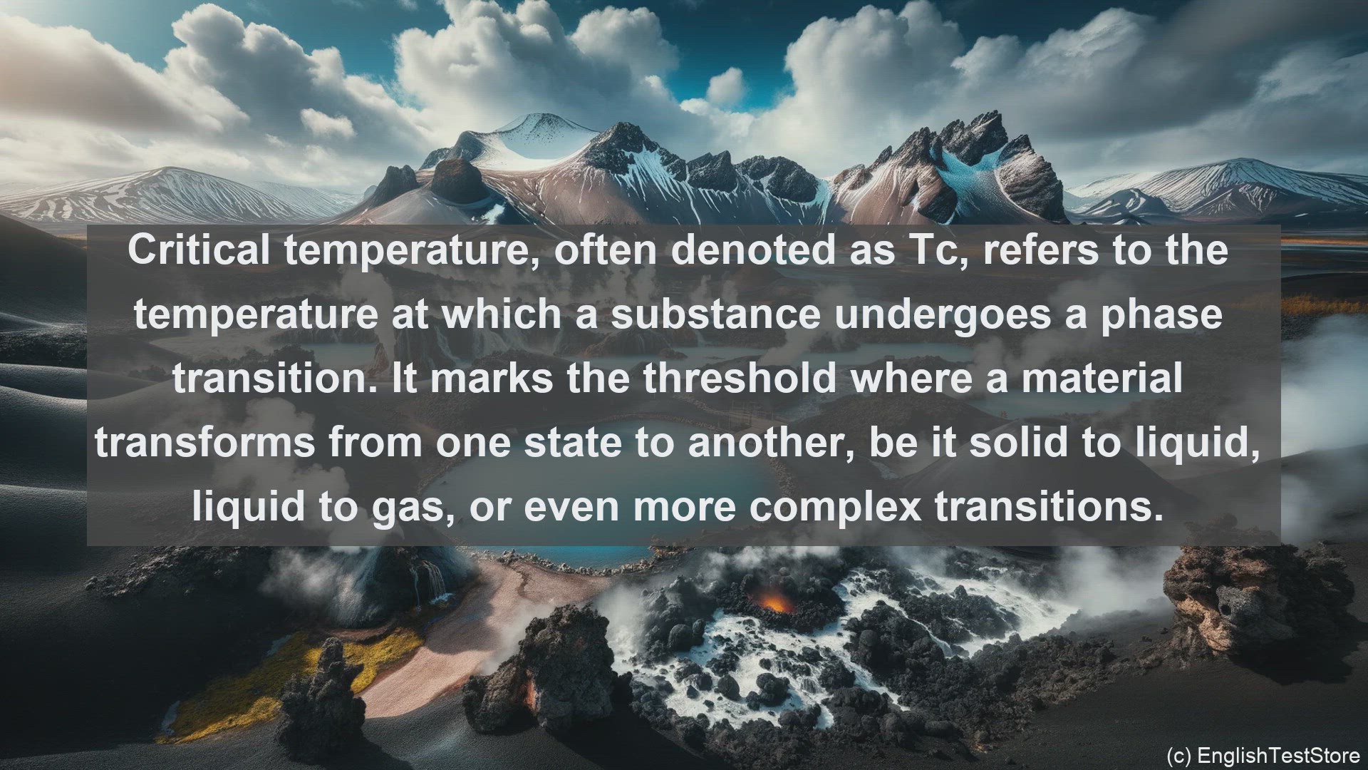 'Video thumbnail for Critical temperature in science  definition and examples'