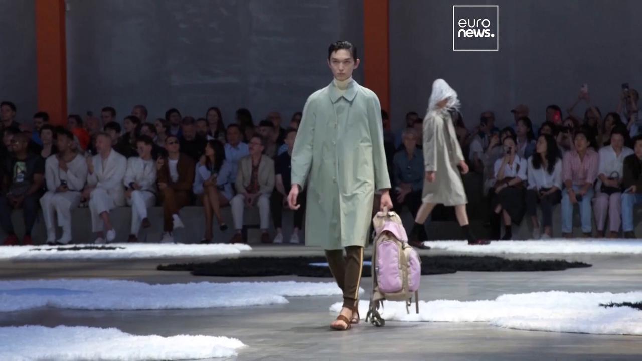 'Video thumbnail for Highlights from Milan Fashion Week: Dolce & Gabbana, Prada, and Armani steal the spotlight'