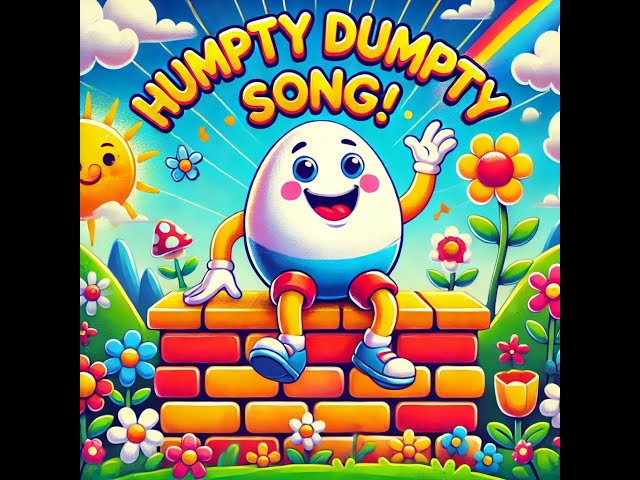 Video thumbnail for Humpty dumpty sat on a wall #nurseryrhymes Rhymes for Preschoolers & Toddlers #humptydumpty