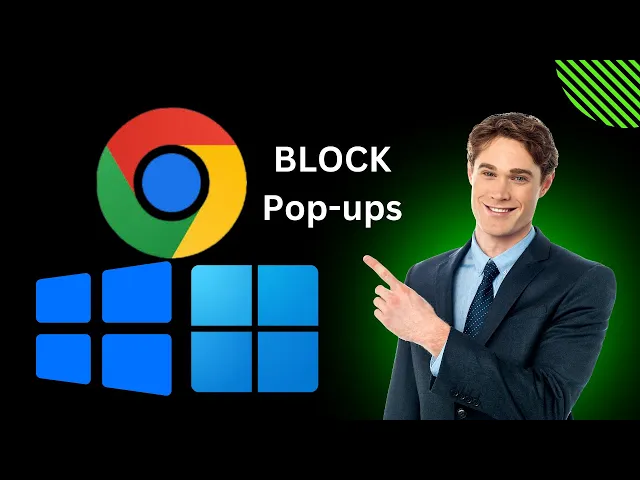 'Video thumbnail for How to Block Pop ups on Google Chrome in Windows 11 or10 | GearUpWindows Tutorial'