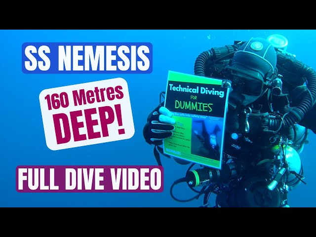Video thumbnail for Exploring the 160 metre deep SS Nemesis Shipwreck