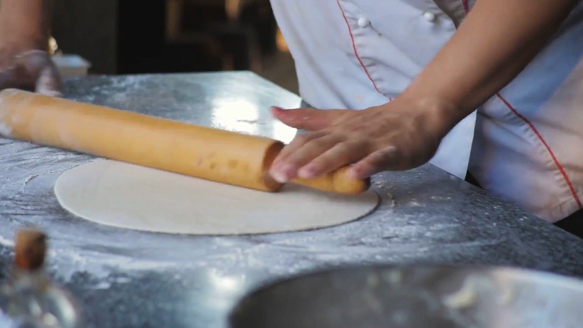'Video thumbnail for How to Make Delicious Homemade Focaccia with Olives & Tomatoes!'