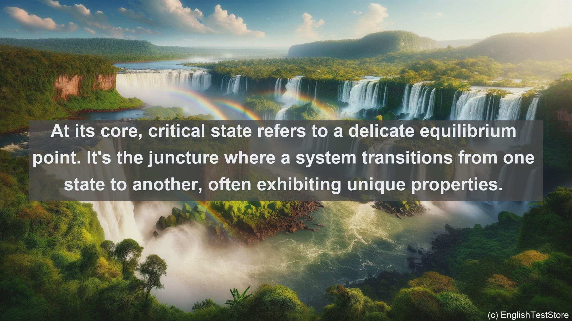 'Video thumbnail for Critical state in science  definition and examples'