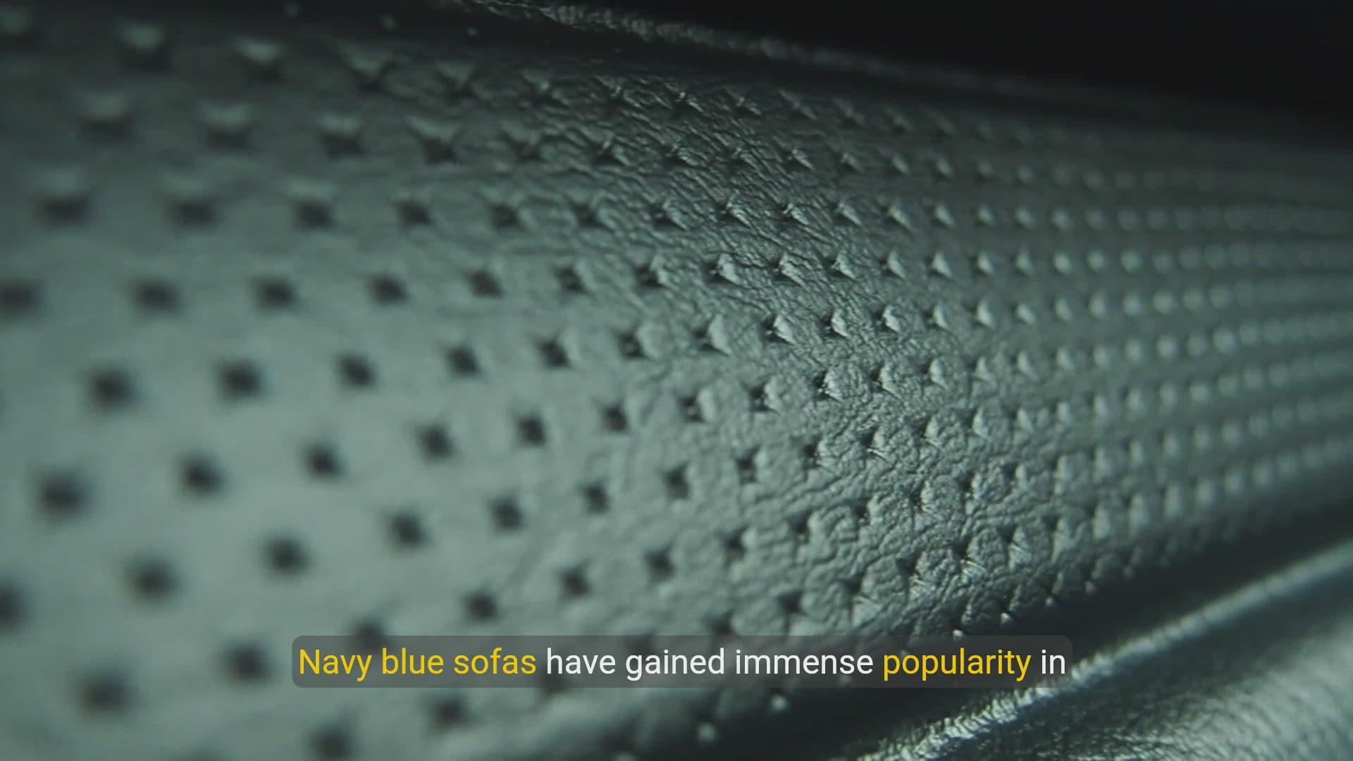 'Video thumbnail for How to Decorate Around a Navy Blue Sofa'