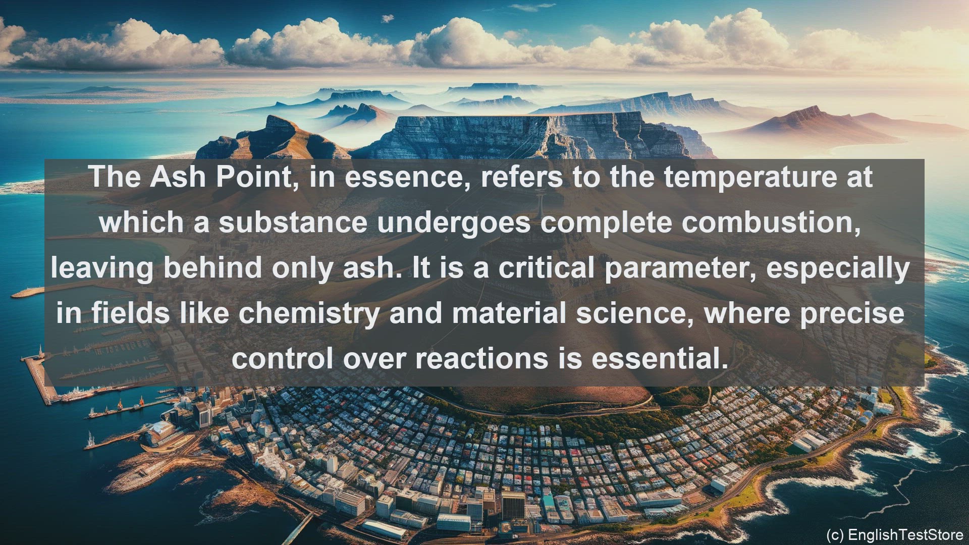 'Video thumbnail for Ash point in science  definition and examples'