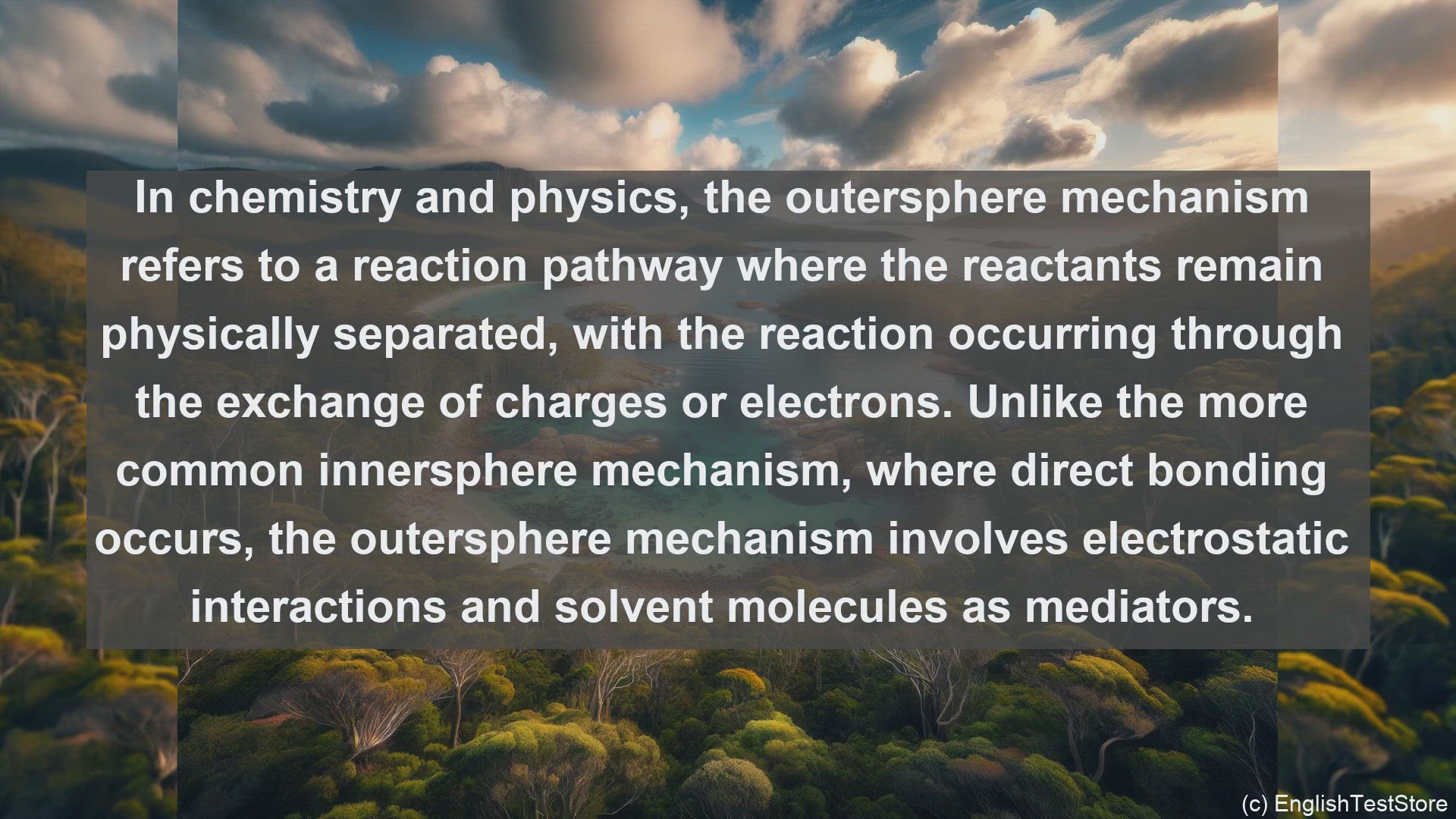 'Video thumbnail for Outersphere mechanism in science  definition and examples'