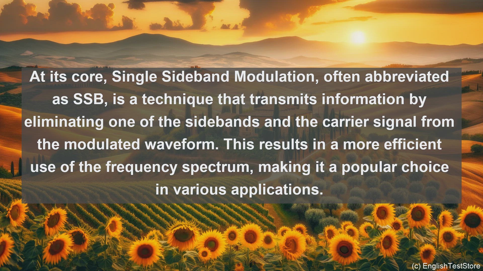 'Video thumbnail for Single sideband modulation in science  definition and examples'