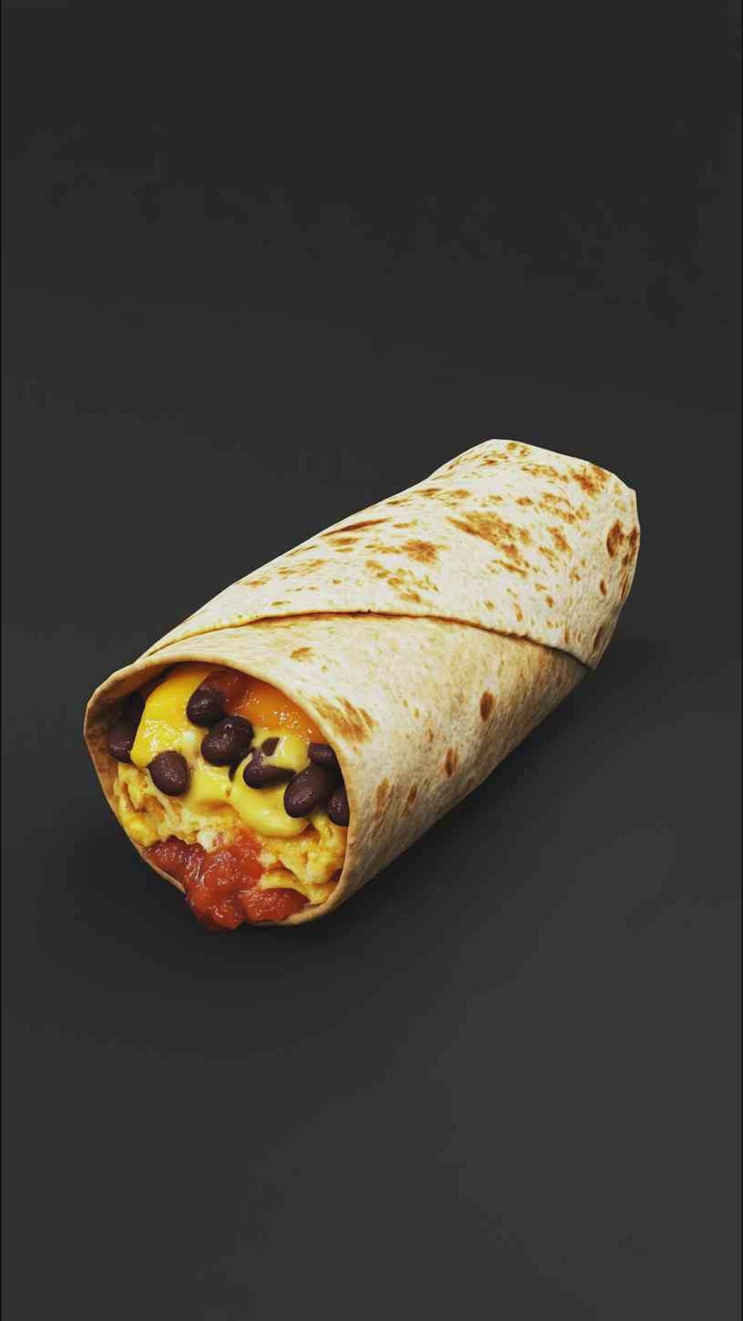'Video thumbnail for Egg and Cheese Breakfast Burrito for Gains Recipe'