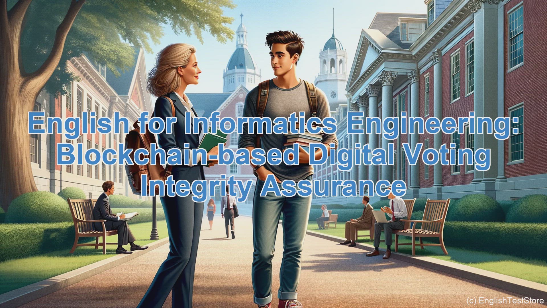 'Video thumbnail for English Conversation for Informatics Engineering: Blockchain-based Digital Voting Integrity Assurance'