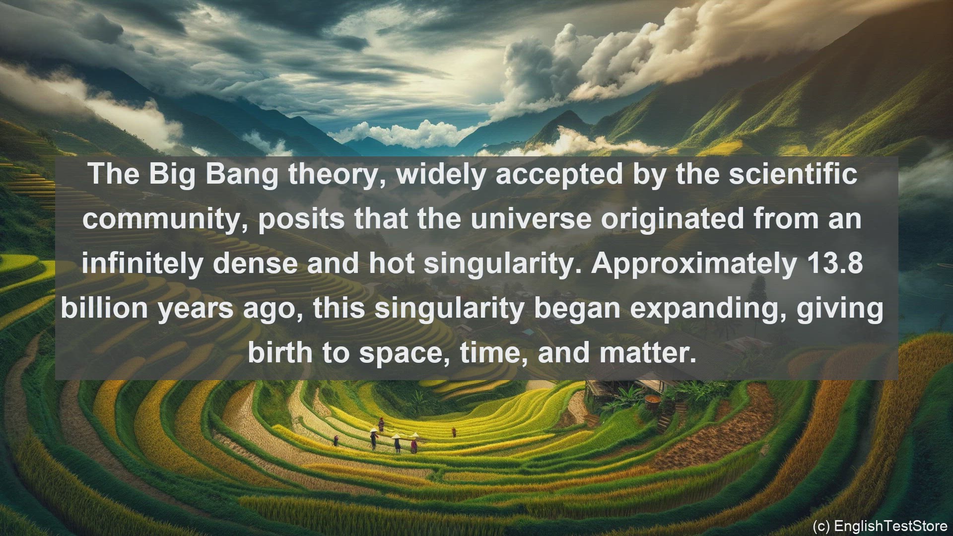 'Video thumbnail for The origin of the universe in science  definition and examples'