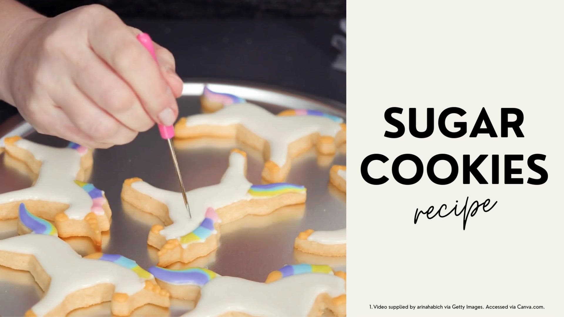 'Video thumbnail for Sugar Cookies Recipe'