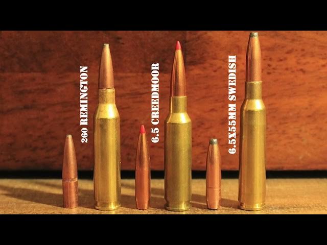 'Video thumbnail for 260 Remington vs 6.5 Creedmoor vs 6.5x55 Swede: Which 6.5 Is Best For You?'